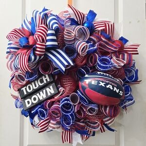 Houston Texans Football Wreath